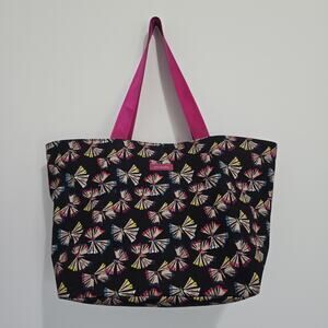 Vera Bradley Lighten Up Large Family Tote - Art Butterflies Pattern
